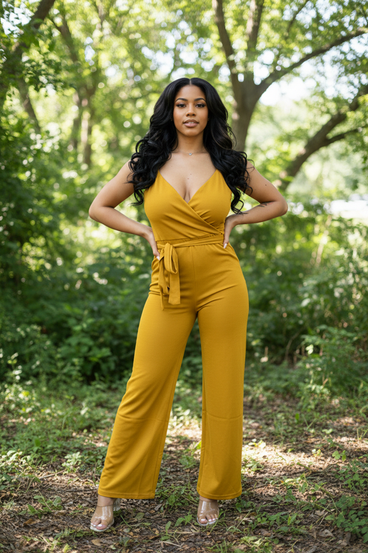 Golden Hour Wide-Leg Jumpsuit