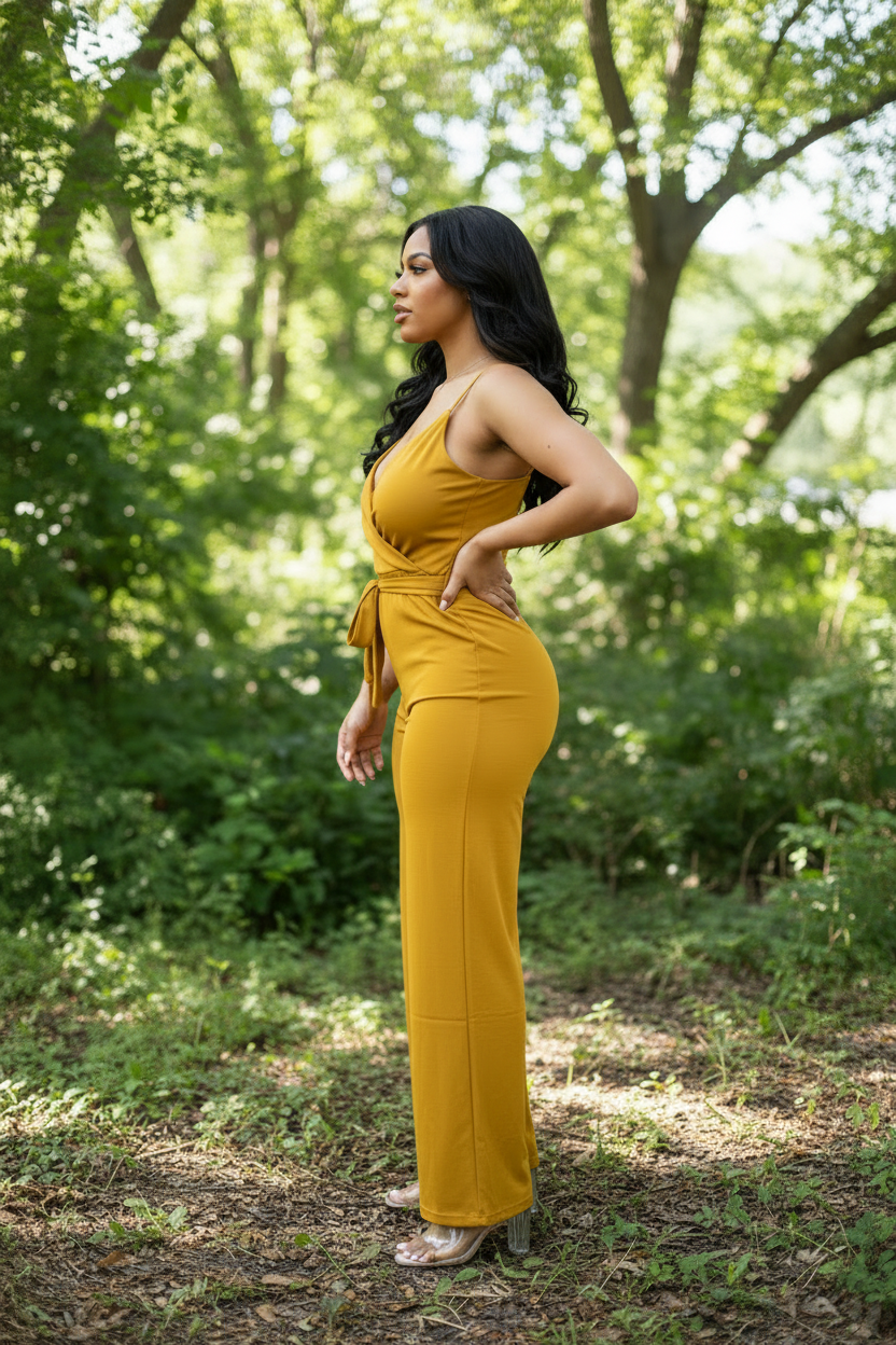 Golden Hour Wide-Leg Jumpsuit