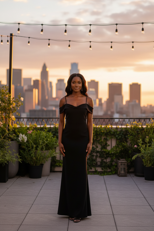 Flattering Fit Cami Maxi Dress