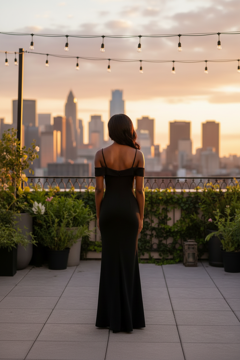 Flattering Fit Cami Maxi Dress