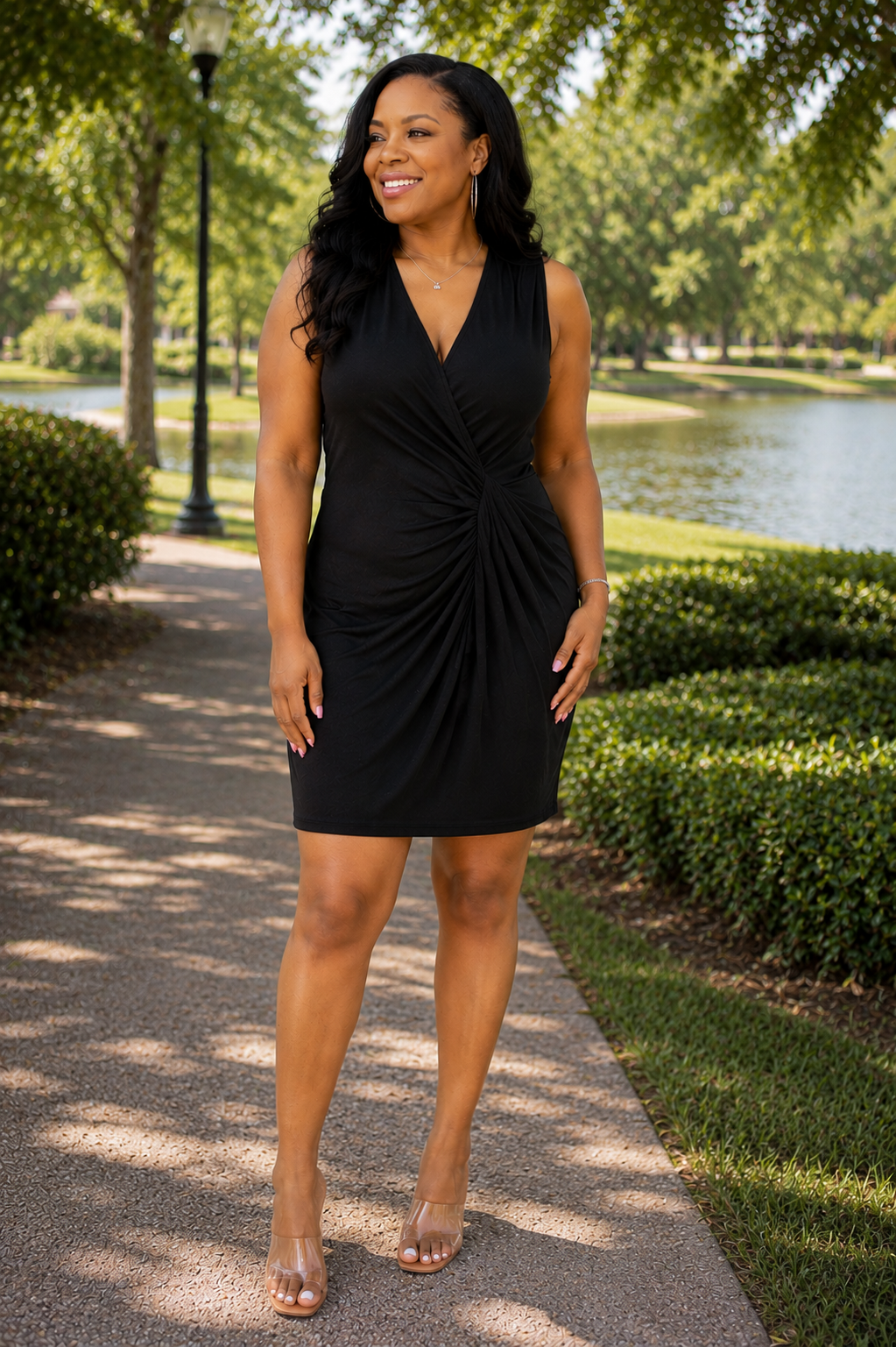 Simply Stunning Ruched Dress