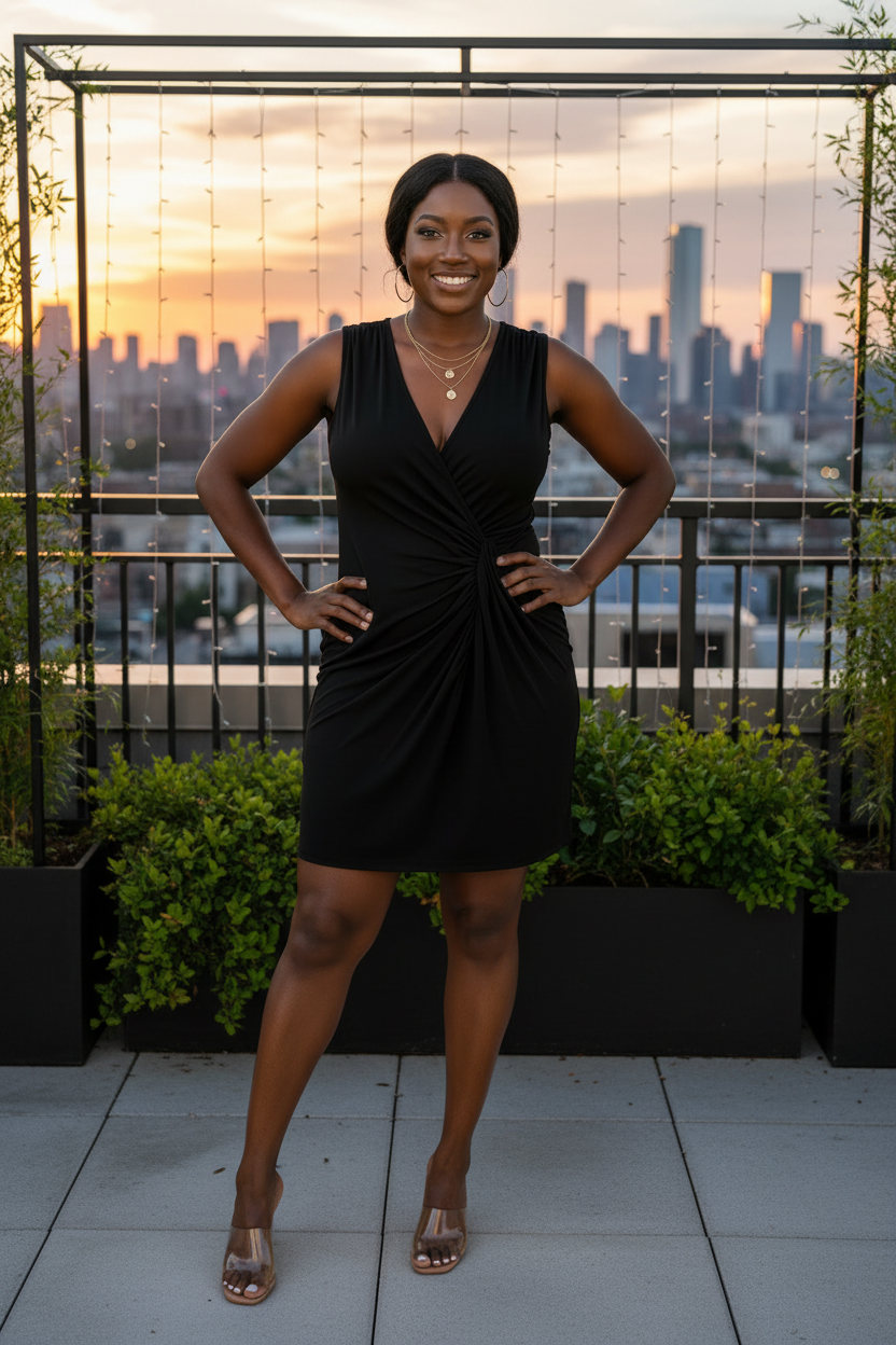 Simply Stunning Ruched Dress