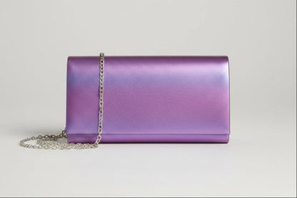Elegant Rhinestone Clutch Purse with Chain Strap